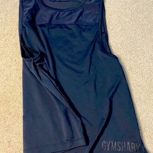 Gymshark black sleeveless top